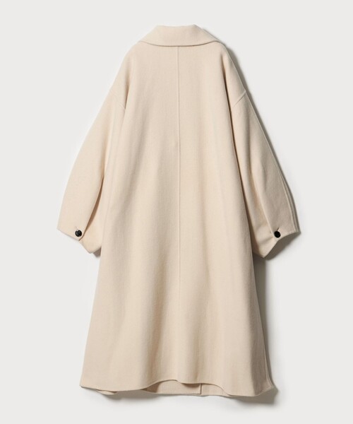 EMMEL REFINES（エメルリファインズ）の「＜EMMEL REFINES＞EM スタンド リバー コート（チェスターコート・レディース・オフホワイト/ブラック・M/S）」の14枚目の写真