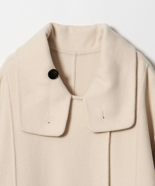 EMMEL REFINES（エメルリファインズ）の「＜EMMEL REFINES＞EM スタンド リバー コート（チェスターコート・レディース・オフホワイト/ブラック・M/S）」の13枚目の写真