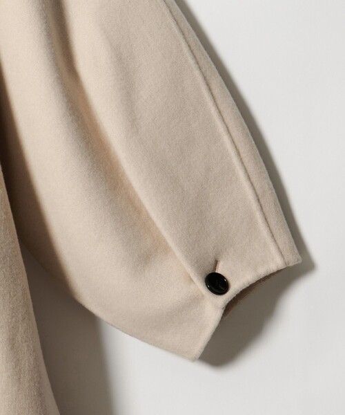 EMMEL REFINES（エメルリファインズ）の「＜EMMEL REFINES＞EM スタンド リバー コート（チェスターコート・レディース・オフホワイト/ブラック・M/S）」の22枚目の写真