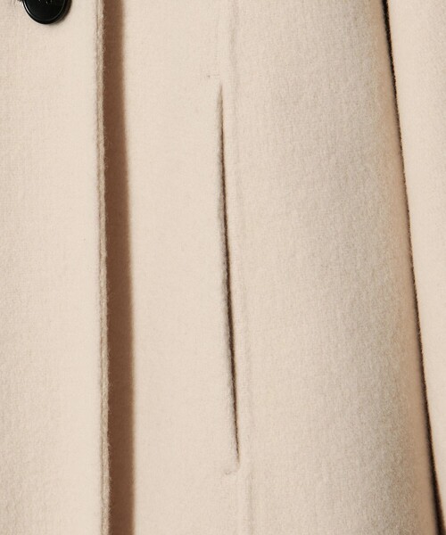 EMMEL REFINES（エメルリファインズ）の「＜EMMEL REFINES＞EM スタンド リバー コート（チェスターコート・レディース・オフホワイト/ブラック・M/S）」の20枚目の写真