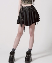 REFLEM（レフレム）の「『REFLEM/レフレム』ベルト付きランダムレイヤースカート（スカート）」