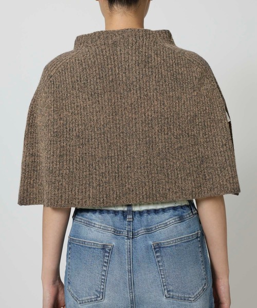 BARNYARDSTORM（バンヤードストーム）の「BARNYARDSTORM / フロントボタンスヌード（ニット/セーター・レディース・ベージュ/ライトグレー/ネイビー・FREE）」の13枚目の写真