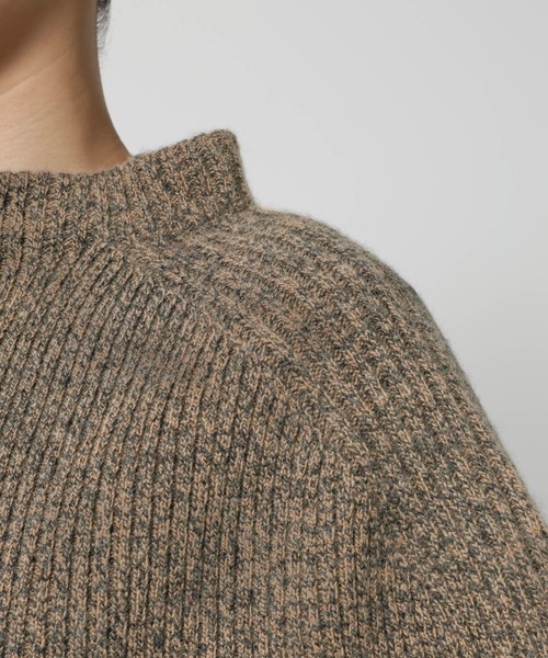 BARNYARDSTORM（バンヤードストーム）の「BARNYARDSTORM / フロントボタンスヌード（ニット/セーター・レディース・ベージュ/ライトグレー/ネイビー・FREE）」の17枚目の写真