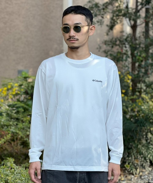 Columbia（コロンビア）の「【Columbia】アーバンハイクグラフィックロングスリーブTシャツ（Tシャツ/カットソー・メンズ・ホワイト/ブラック・MEDIUM/LARGE/X-LARGE）」の13枚目の写真