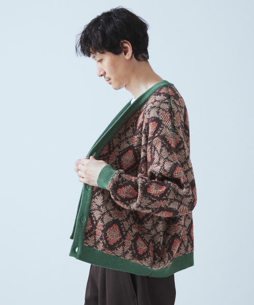 JOURNAL STANDARD(ジャーナルスタンダード)の「ノマド ウェーブ カーディガン(カーディガン/ボレロ・メンズ・ブラック/ブラウン/グリーン/ブルー系その他・MEDIUM/LARGE)」の20枚目の写真