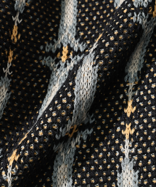 JOURNAL STANDARD(ジャーナルスタンダード)の「ノマド ウェーブ カーディガン(カーディガン/ボレロ・メンズ・ブラック/ブラウン/グリーン/ブルー系その他・MEDIUM/LARGE)」の10枚目の写真