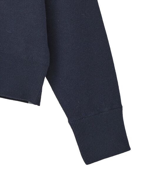 YENN スエットライクトップス 袖レースラインショートスウェットトップス（スウェット）｜INGNI