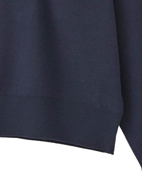 AMERICAN HOLIC（アメリカンホリック）の「ソフトコットンスウェットライクニットトップス（ニット/セーター・レディース・レッド/ダークネイビー/ラベンダー/モカ/杢グレー・M/L）」の11枚目の写真