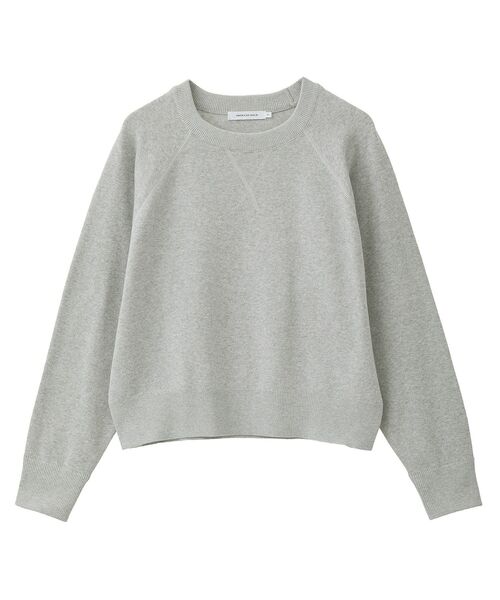 AMERICAN HOLIC（アメリカンホリック）の「ソフトコットンスウェットライクニットトップス（ニット/セーター・レディース・レッド/ダークネイビー/ラベンダー/モカ/杢グレー・M/L）」の15枚目の写真