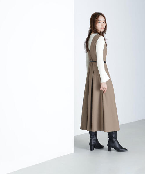 ◇ベルテッドタックジャンスカ（ジャンパースカート）｜NATURAL