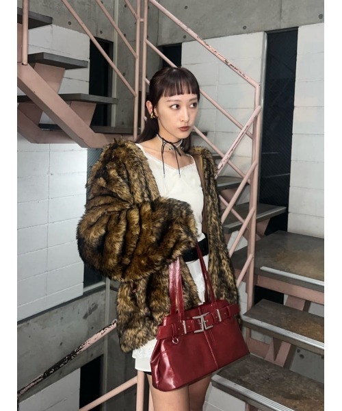 SLY(スライ)の「ROSE F/PEARL CHOKER ローズ フェイクパール チョーカー(チョーカー・レディース・ホワイト・FREE)」の16枚目の写真