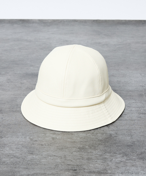 RUBEN/ルーベン】FAKE LEATHER METRO HAT/フェイクレザーメトロハット