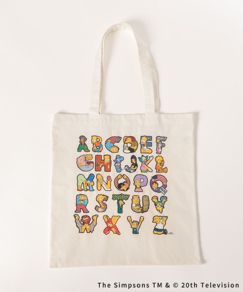 LEPSIM（レプシィム）の「【THE SIMPSONS／ザ・シンプソンズ】トートバッグ　586589（トートバッグ・レディース・オフホワイト/ピンク・ONE SIZE）」の3枚目の写真