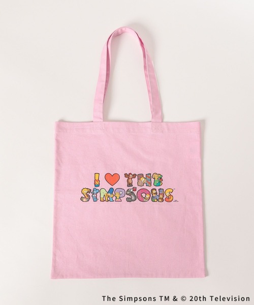 LEPSIM（レプシィム）の「【THE SIMPSONS／ザ・シンプソンズ】トートバッグ　586589（トートバッグ・レディース・オフホワイト/ピンク・ONE SIZE）」の4枚目の写真
