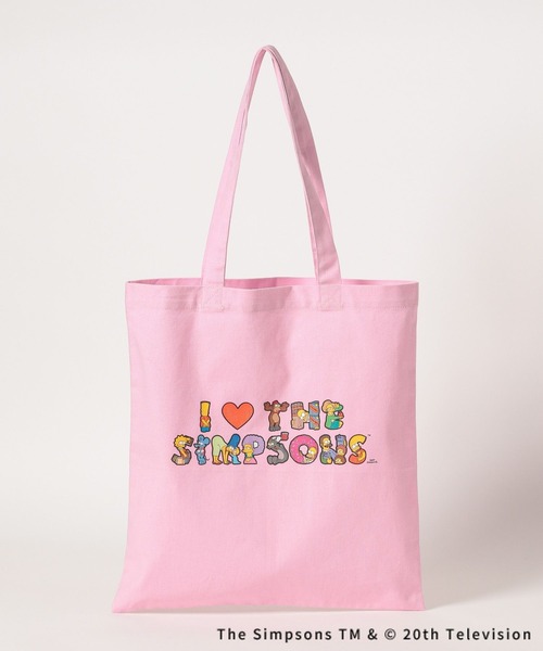 LEPSIM（レプシィム）の「【THE SIMPSONS／ザ・シンプソンズ】トートバッグ　586589（トートバッグ・レディース・オフホワイト/ピンク・ONE SIZE）」の5枚目の写真