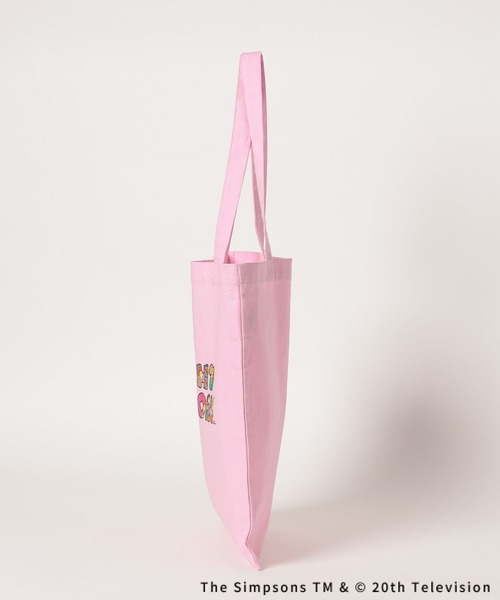 LEPSIM（レプシィム）の「【THE SIMPSONS／ザ・シンプソンズ】トートバッグ　586589（トートバッグ・レディース・オフホワイト/ピンク・ONE SIZE）」の6枚目の写真