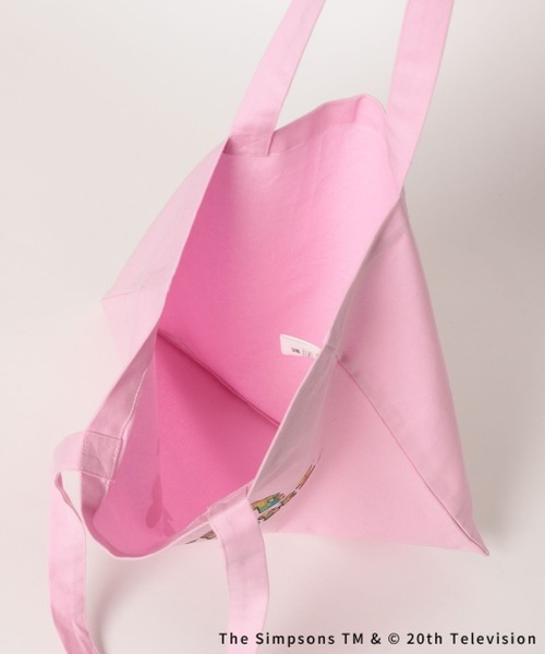 LEPSIM（レプシィム）の「【THE SIMPSONS／ザ・シンプソンズ】トートバッグ　586589（トートバッグ・レディース・オフホワイト/ピンク・ONE SIZE）」の8枚目の写真