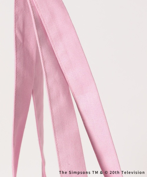 LEPSIM（レプシィム）の「【THE SIMPSONS／ザ・シンプソンズ】トートバッグ　586589（トートバッグ・レディース・オフホワイト/ピンク・ONE SIZE）」の9枚目の写真