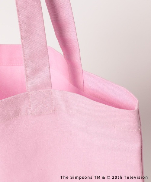 LEPSIM（レプシィム）の「【THE SIMPSONS／ザ・シンプソンズ】トートバッグ　586589（トートバッグ・レディース・オフホワイト/ピンク・ONE SIZE）」の10枚目の写真