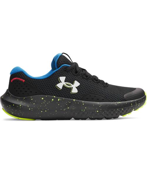 UNDER ARMOUR(アンダーアーマー)の「UAサージ4(ランニング/キッズ)(スニーカー・キッズ・ブラック系その他・23.5cm/24.0cm/24.5cm/23.0cm/22.5cm)」の1枚目の写真
