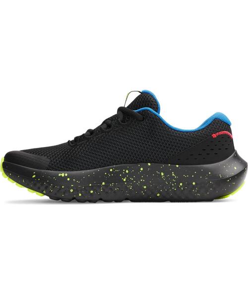 UNDER ARMOUR(アンダーアーマー)の「UAサージ4(ランニング/キッズ)(スニーカー・キッズ・ブラック系その他・23.5cm/24.0cm/24.5cm/23.0cm/22.5cm)」の2枚目の写真
