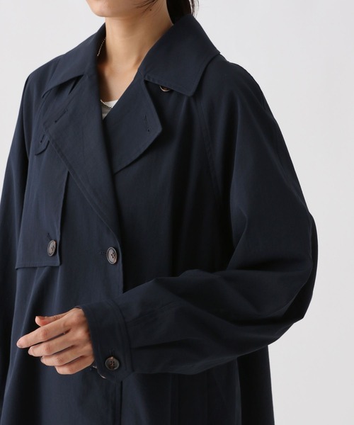 Elura（エルーラ）の「ショートトレンチ/582755（トレンチコート・レディース・ベージュ/ネイビー・FREE）」の3枚目の写真
