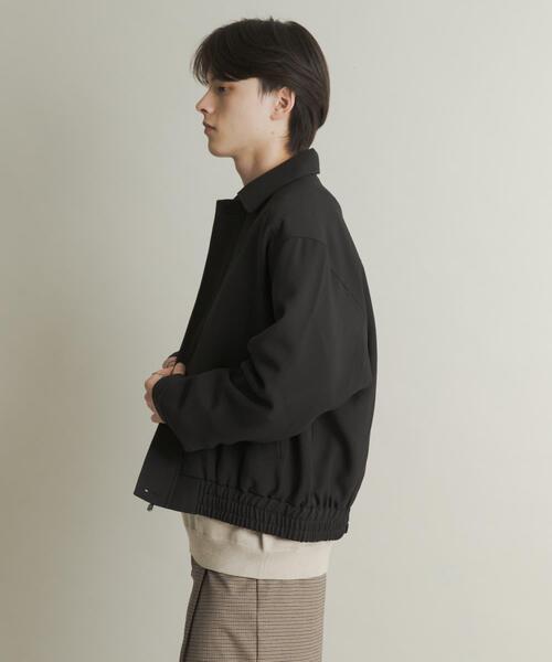 SENSE OF PLACE by URBAN RESEARCH（センスオブプレイスバイアーバンリサーチ）の「メランジバルーンジップブルゾン（ブルゾン・メンズ・ブラック/ベージュ/パープル・MEDIUM/LARGE）」の7枚目の写真