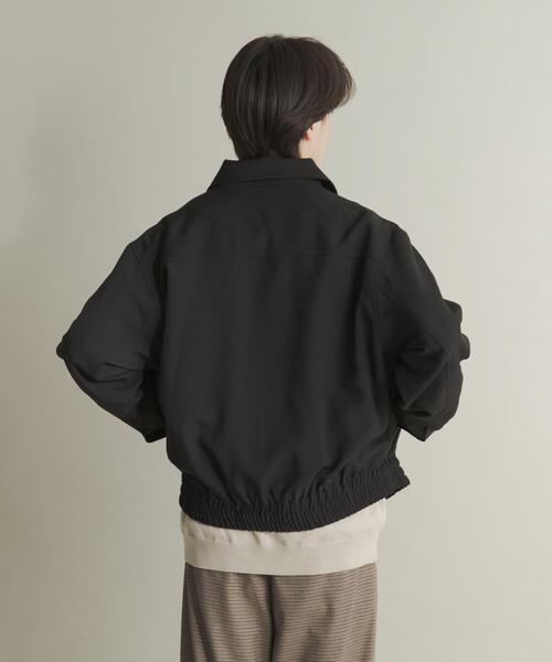 SENSE OF PLACE by URBAN RESEARCH（センスオブプレイスバイアーバンリサーチ）の「メランジバルーンジップブルゾン（ブルゾン・メンズ・ブラック/ベージュ/パープル・MEDIUM/LARGE）」の8枚目の写真