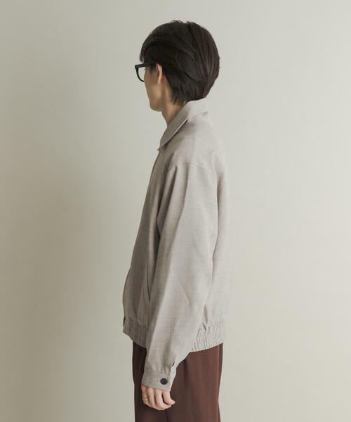 SENSE OF PLACE by URBAN RESEARCH（センスオブプレイスバイアーバンリサーチ）の「メランジバルーンジップブルゾン（ブルゾン・メンズ・ブラック/ベージュ/パープル・MEDIUM/LARGE）」の22枚目の写真