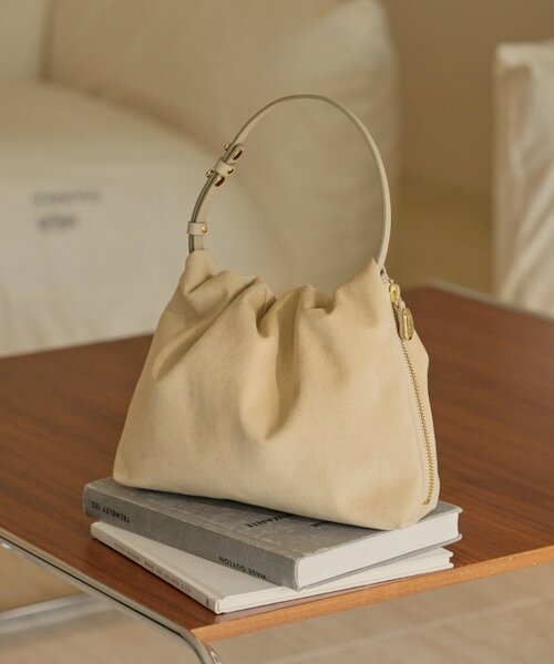 LE'MAGE×gemeilコラボ】スエードワンハンドルバッグ(CE-1599