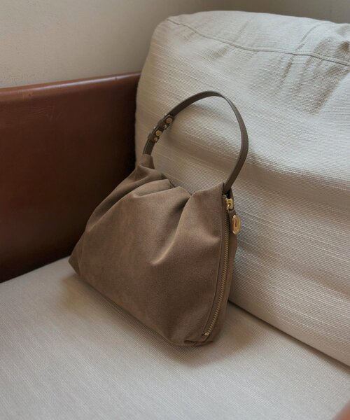 LE'MAGE×gemeilコラボ】スエードワンハンドルバッグ(CE-1599