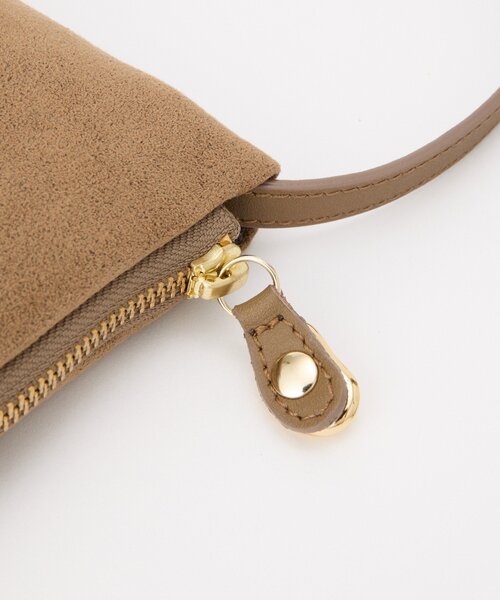 gemeil（ジェムイル）の「【LE'MAGE×gemeilコラボ】スエードワンハンドルバッグ(CE-1599)（ショルダーバッグ・レディース・ホワイト系その他/ダークブラウン/キャメル・FREE）」の22枚目の写真