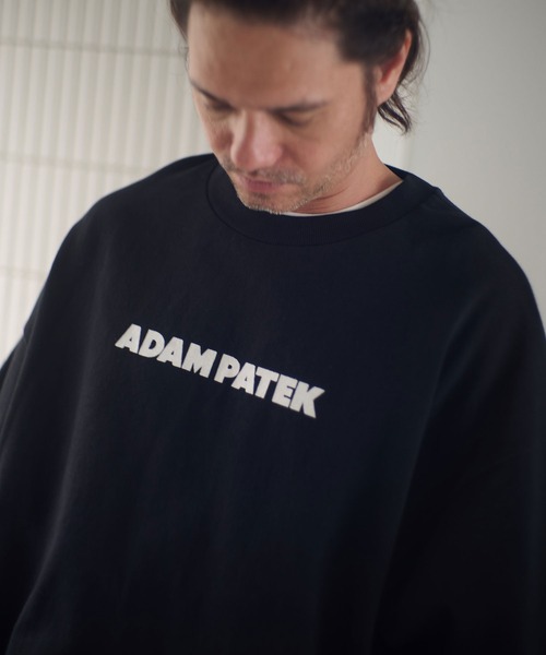 ADAM PATEK(アダムパテック)の「msw1755-logo crewneck スウェット(AP2524025)(スウェット・メンズ・ブラック/ミックスグレー/ブラック系その他・1/2)」の6枚目の写真