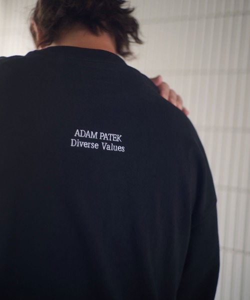 ADAM PATEK(アダムパテック)の「msw1755-logo crewneck スウェット(AP2524025)(スウェット・メンズ・ブラック/ミックスグレー/ブラック系その他・1/2)」の7枚目の写真