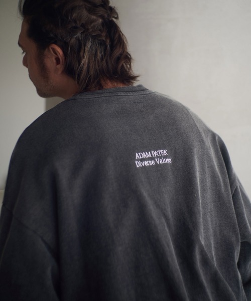 ADAM PATEK(アダムパテック)の「msw1755-logo crewneck スウェット(AP2524025)(スウェット・メンズ・ブラック/ミックスグレー/ブラック系その他・1/2)」の18枚目の写真