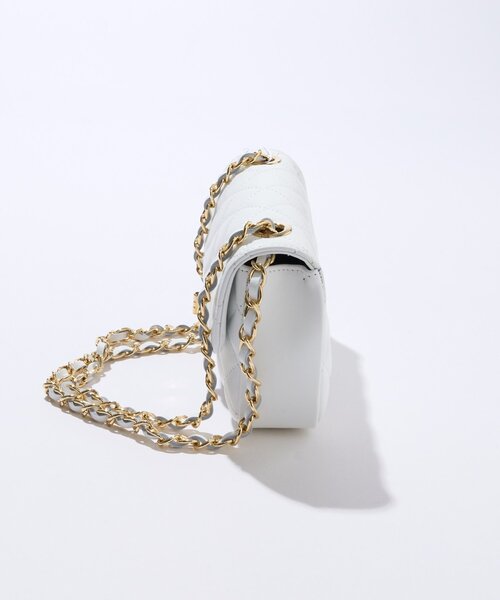 La boutique BonBon(ラブティックボンボン)の「【オウレンティ】マットタッチキルティングチェーンバッグ(ハンドバッグ・レディース・オフホワイト/ピンク/ダークグレー・FREE)」の16枚目の写真