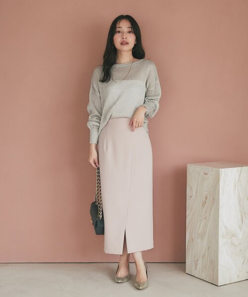 La boutique BonBon(ラブティックボンボン)の「【オウレンティ】マットタッチキルティングチェーンバッグ(ハンドバッグ・レディース・オフホワイト/ピンク/ダークグレー・FREE)」の6枚目の写真