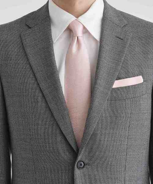 TAKEO KIKUCHI(タケオキクチ)の「フォーマルBOX チーフ&ネクタイセット(ネクタイ・メンズ・ホワイト/シルバー/ライトグリーン/ピンク/パープル・00)」の14枚目の写真