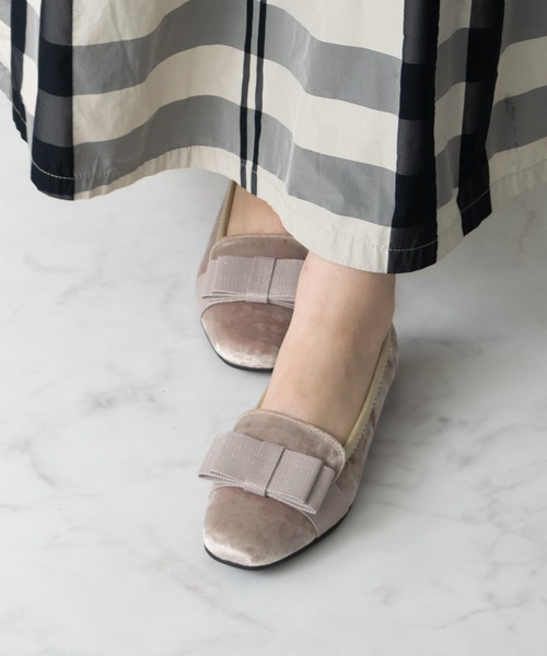 Bridget Birkin(ブリジットバーキン)の「【Bridget Birkin Walk】スクエアオペラコンフォートシューズ(555413)(パンプス・レディース・ブラック系その他2/ブラック系その他/ベージュ系その他2・24.5/24/23.5/23/22.5)」の3枚目の写真