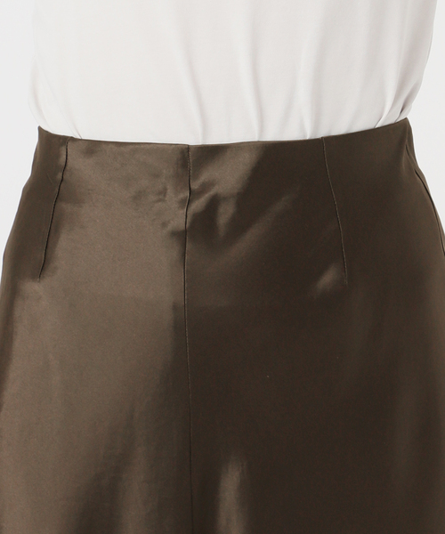 バイヤスサテンフレアスカート（スカート）｜NOBLE（ノーブル）の