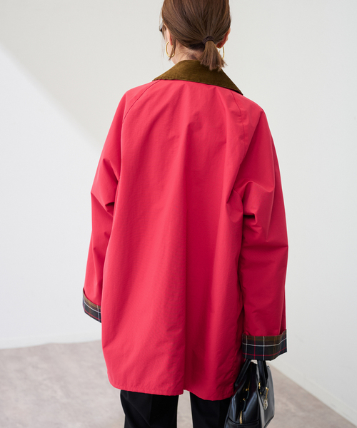 FRAMeWORK(フレームワーク)の「BARBOUR 別注BEAUFORTジャケット(その他アウター・レディース・ベージュ/ブラウン/レッド・SMALL/MEDIUM)」の12枚目の写真