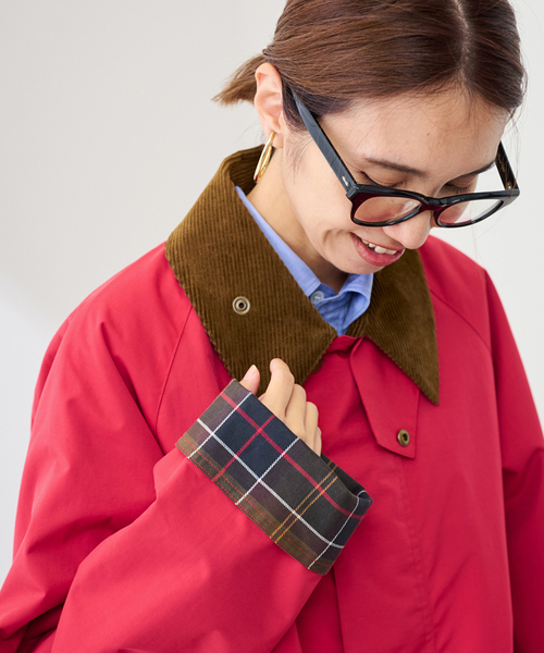 FRAMeWORK(フレームワーク)の「BARBOUR 別注BEAUFORTジャケット(その他アウター・レディース・ベージュ/ブラウン/レッド・SMALL/MEDIUM)」の15枚目の写真