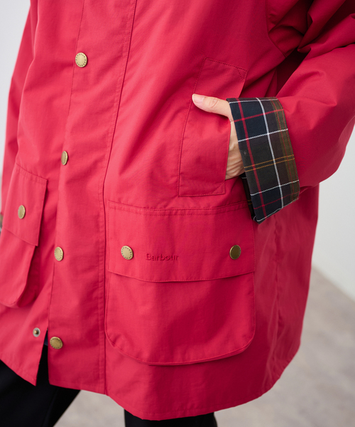 FRAMeWORK(フレームワーク)の「BARBOUR 別注BEAUFORTジャケット(その他アウター・レディース・ベージュ/ブラウン/レッド・SMALL/MEDIUM)」の16枚目の写真