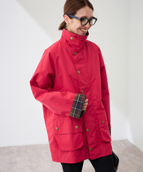 FRAMeWORK(フレームワーク)の「BARBOUR 別注BEAUFORTジャケット(その他アウター・レディース・ベージュ/ブラウン/レッド・SMALL/MEDIUM)」の17枚目の写真