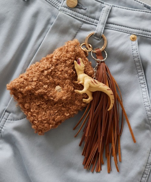 BARNYARDSTORM(バンヤードストーム)の「BARNYARDSTORM / ジャラジャラボアチャーム 【「BABALOG」チャンネルご紹介アイテム】(キーホルダー・レディース・キャメル/ブラウン/ピンク/グリーン・FREE)」の4枚目の写真