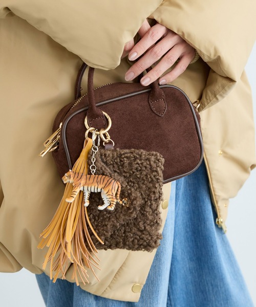 BARNYARDSTORM(バンヤードストーム)の「BARNYARDSTORM / ジャラジャラボアチャーム 【「BABALOG」チャンネルご紹介アイテム】(キーホルダー・レディース・キャメル/ブラウン/ピンク/グリーン・FREE)」の2枚目の写真