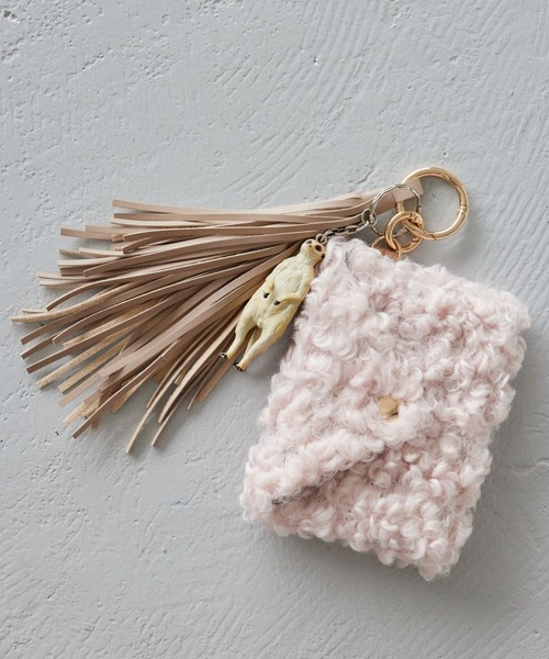 BARNYARDSTORM(バンヤードストーム)の「BARNYARDSTORM / ジャラジャラボアチャーム 【「BABALOG」チャンネルご紹介アイテム】(キーホルダー・レディース・キャメル/ブラウン/ピンク/グリーン・FREE)」の1枚目の写真