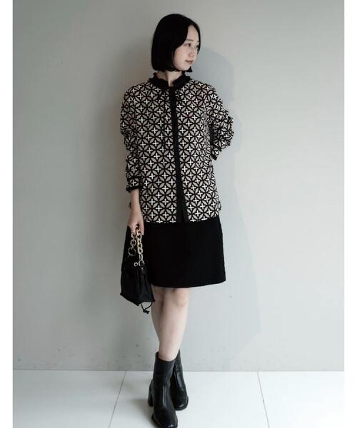 DRESSTERIOR（ドレステリア）の「【モデル美香×DRESSTERIOR】コラボレーション オーバーラップサークルブラウス（シャツ/ブラウス・レディース・ベージュ系その他4・34/36/38）」の14枚目の写真