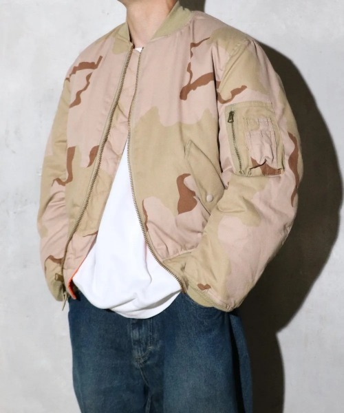 U.S MILITARY / ユーエスミリタリー ALPHA 90S MA-1 FLIGHT JACKET