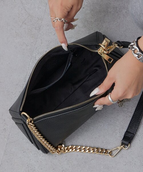 Lui's（ルイス）の「MILLELA FIRENZE / レザーショルダーバッグ（ショルダーバッグ・レディース・モカ/ブラック・FREE）」の11枚目の写真